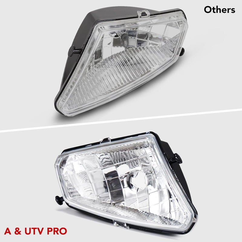 A & UTV PRO Headlight Housing for Polaris Sportsman 500 2005-2010, Head Light Covers for Polaris Sportsman 500 HO EFI TOURING 2005-2010, 2PCS - Image 5